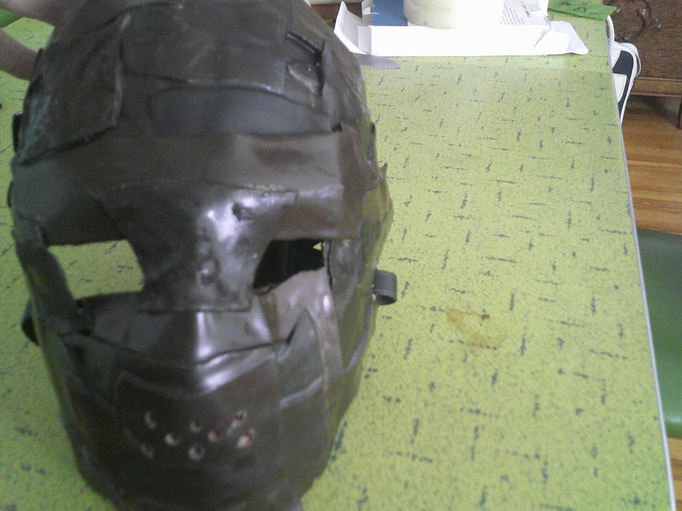 VINTAGE GOALIE HOCKEY FACE MASKRESIN/LEATHERHOMEMADE1960S eBay