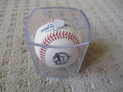 Alan Trammell #3 Retirement Logo Rawlings Baseball Detroit Tigers New Cubed *