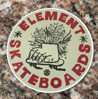 Element Skateboard Sticker - Skate Surf Ski Snowboard