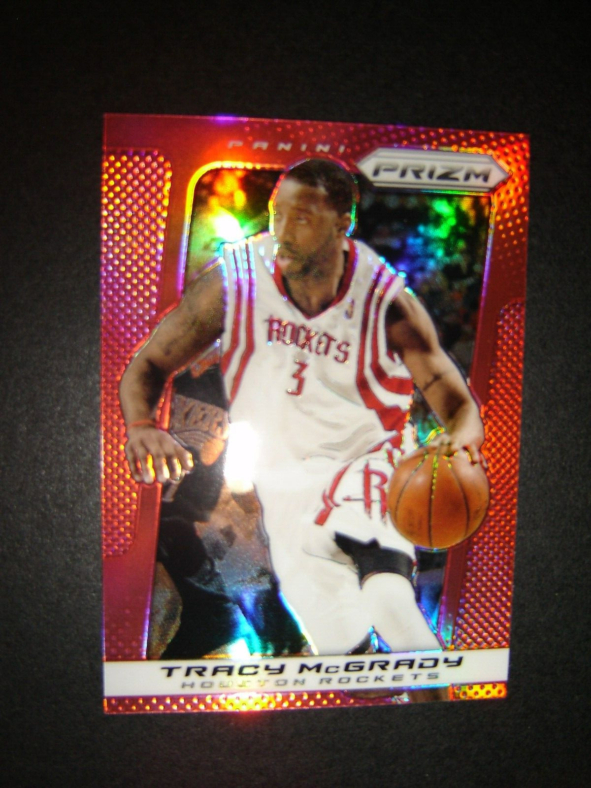 2013-14 Panini Prizm Tracy McGrady SP Red Prizm Card #38