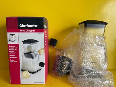 Chefmate Food Chopper–Stainless Steel Blade–Bottom Storage Container ...