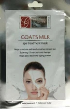 Global Beauty Care Premium Spa Treatment Mask Skin Anti-Aging Renewal Goats Milk
