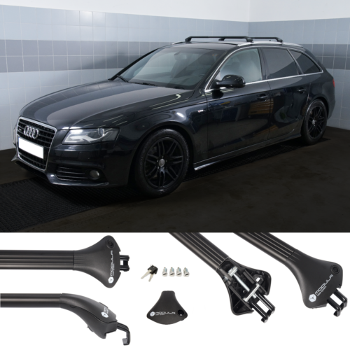 Für Audi A4 B8 B9 Avant Kombi 08- mit geschlossener Dachreling Dachträger - Bild 1 von 12