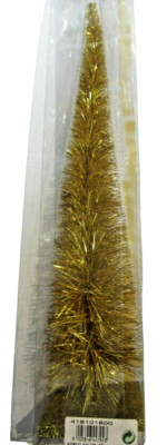 Weihnachtsbaum vergoldet 40cm Golddekor Vitrine Krippe Mittelstück
