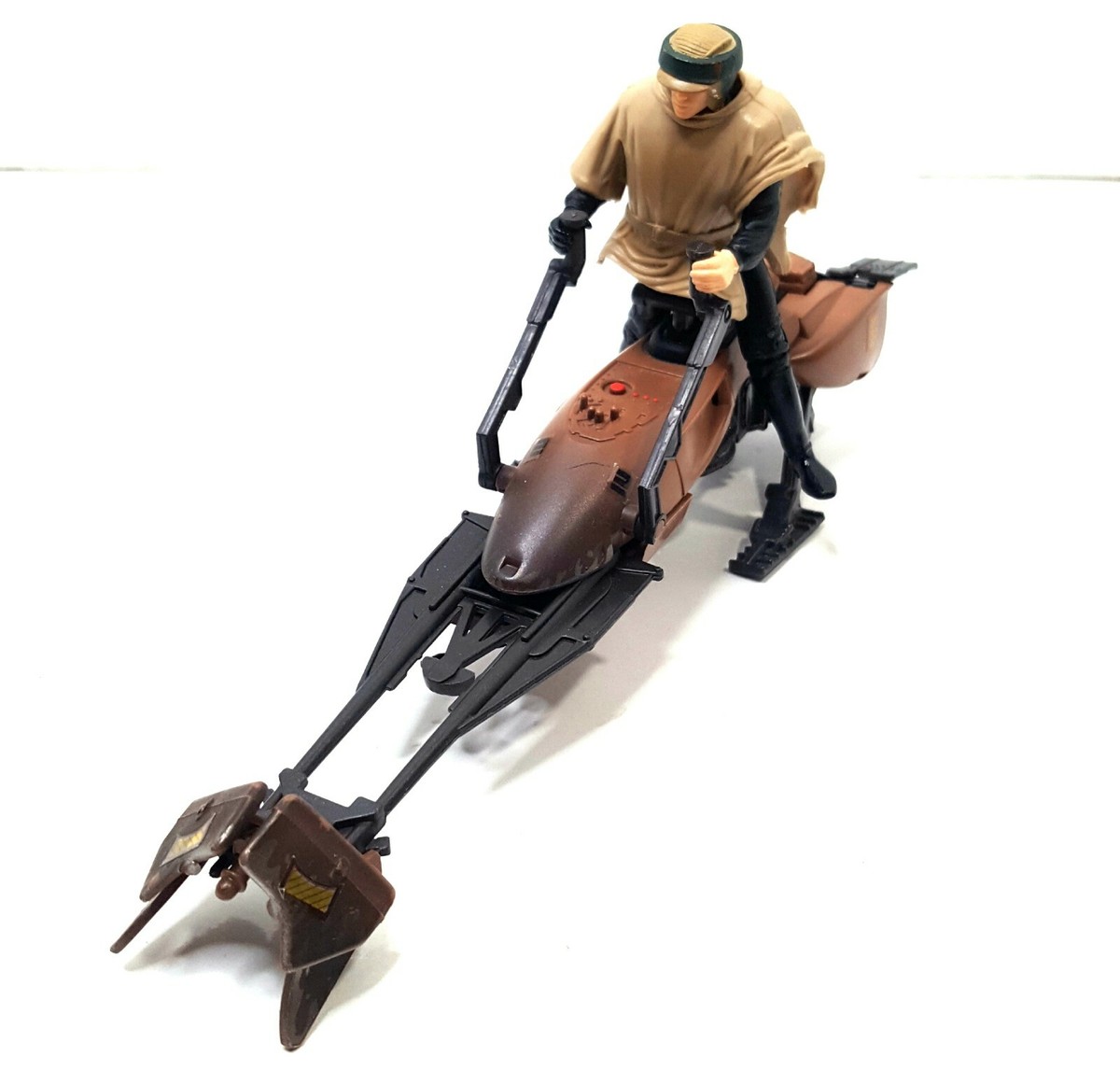 Star Wars 1995 Endor Speeder Bike With Luke Skywalker Figure Tonka