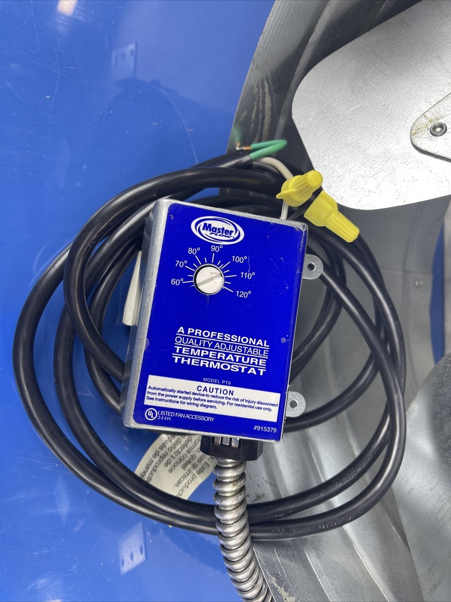 Master Flow Power Vent Motor PG2 With Vent Housing Master Flow￼ Thermostat  PT-6 50206350508 | eBay