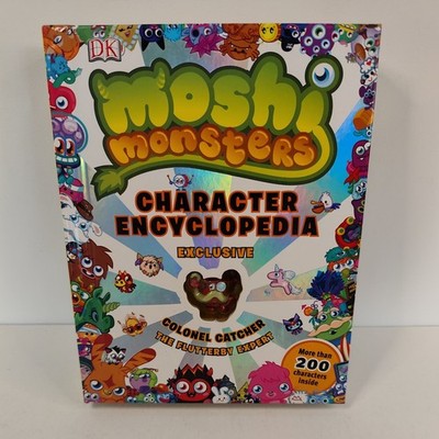 Moshi Monsters Character Encyclopedia with Colonel Catcher Figure