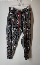 Disney Girls Multicolor Mickey And Friends Print Tapered Leg Jogger Pants Size L