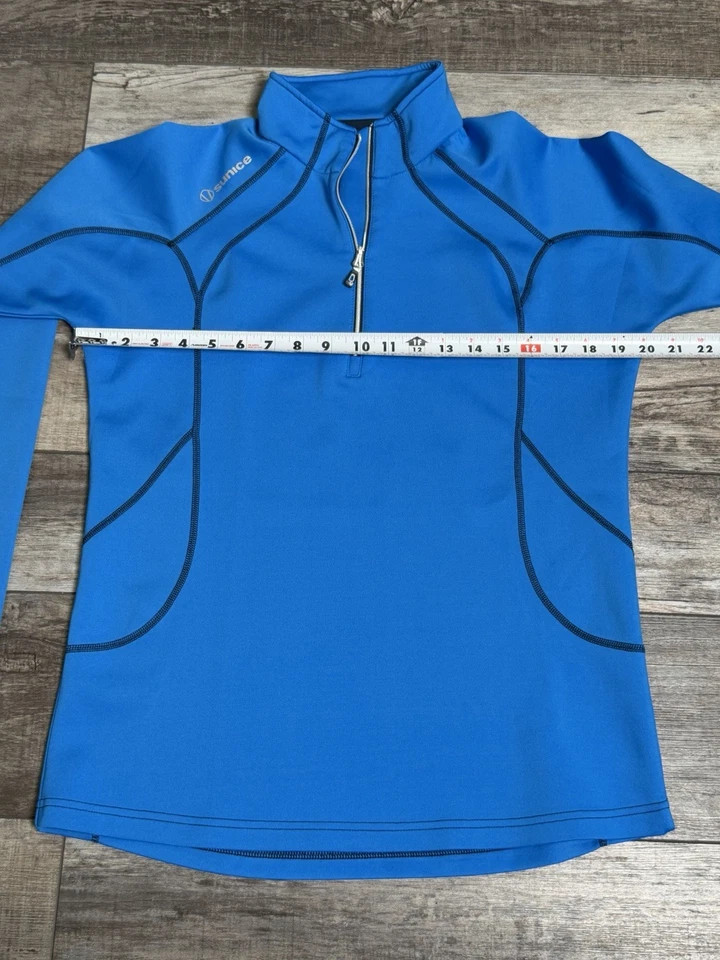 Женский пуловер Sunice Megan на четверть молнии с длинным рукавом тепловая защита большой размер - Изображение 3 из 4