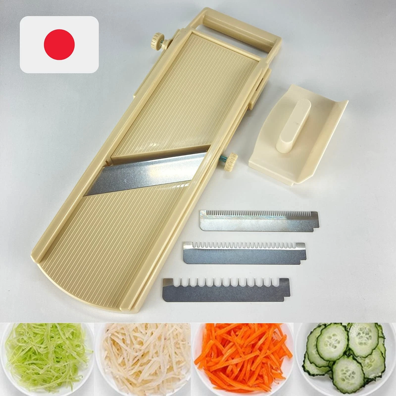 Mandoline Slicer for Vegetable, Fruit [Made in Japan] Kitchen Peelers Japanes...