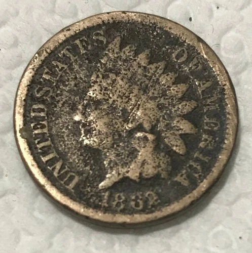 1862 USA Indian Cent  Good