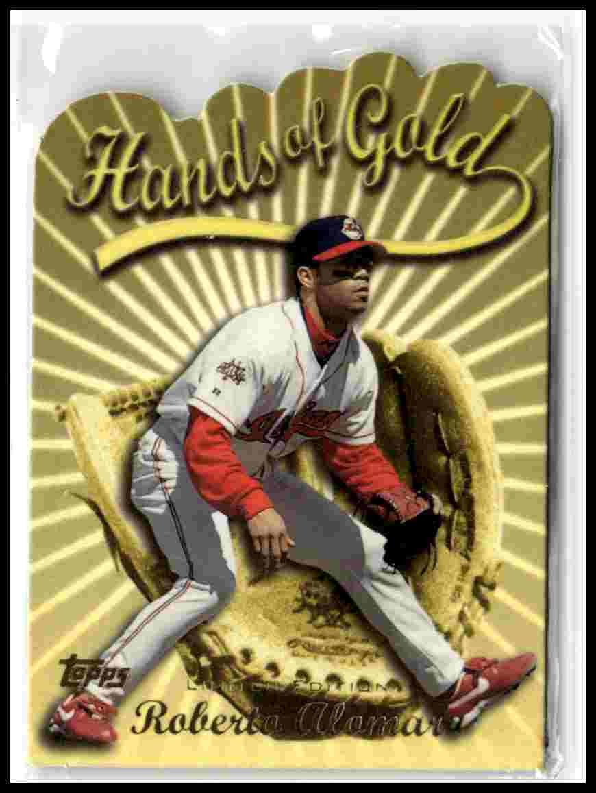 2000 Topps #HG4 Roberto Alomar Limited Edition Hands of Gold
