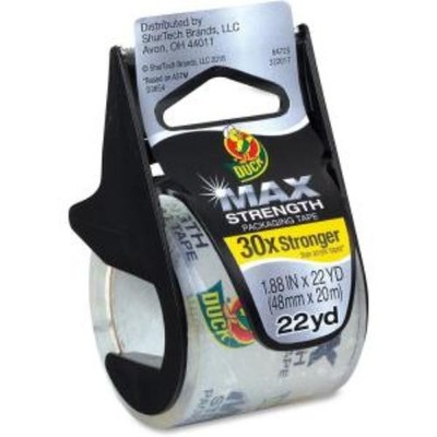 Duck Max Strength Packaging Tape - 66 Ft Length - 6 / Pack - Clear (duc-284983)