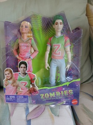 Mattel Disney Zombies Addison Wells & Zed Necrodopolis Fashion Doll Set 