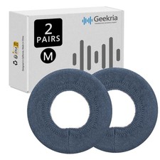 Geekria 2 Pairs Washable Headphone Covers M / Blue 