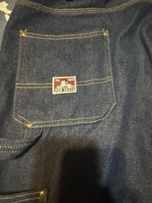 Ben Davis Men's Dark Blue Denim carpenter pants baggy