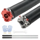 Garage Door Torsion Springs Pair of 0.25 x 2 x 30inch with Winding Bars