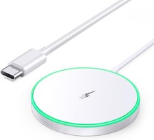 Magnetic Wireless Charger 15W Mag Safe Charger-Fast Charging Pad Compatible with