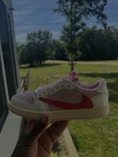 TRAVIS SCOTT JORDAN 1 LOW TROPICAL PINK PS SZ...