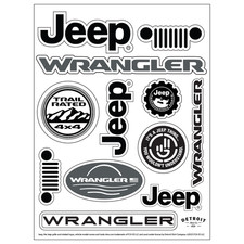 Sticker Sheet - Jeep Wrangler