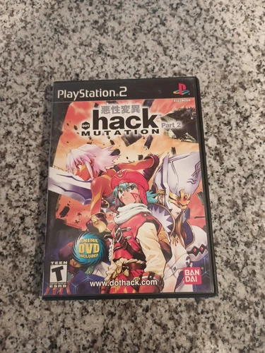 DOT .hack Mutation Part 2 with Anime DVD (Sony PlayStation 2, 2003)