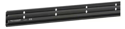 Hager SL200551 Sockelleistenkanal-Unterteil 2 Kammern aus PVC zu SL 20x55mm, sch