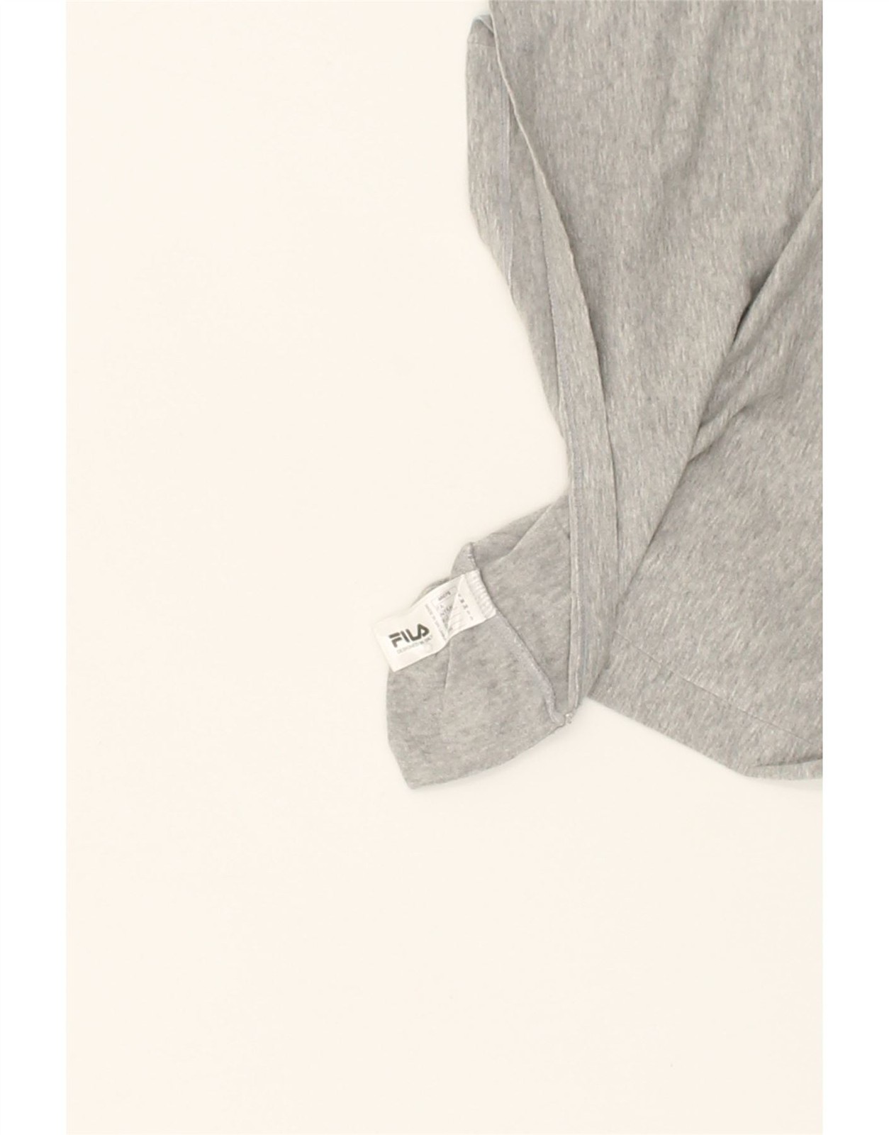 T shirt uomo FILA top grigio medio cotone CA79