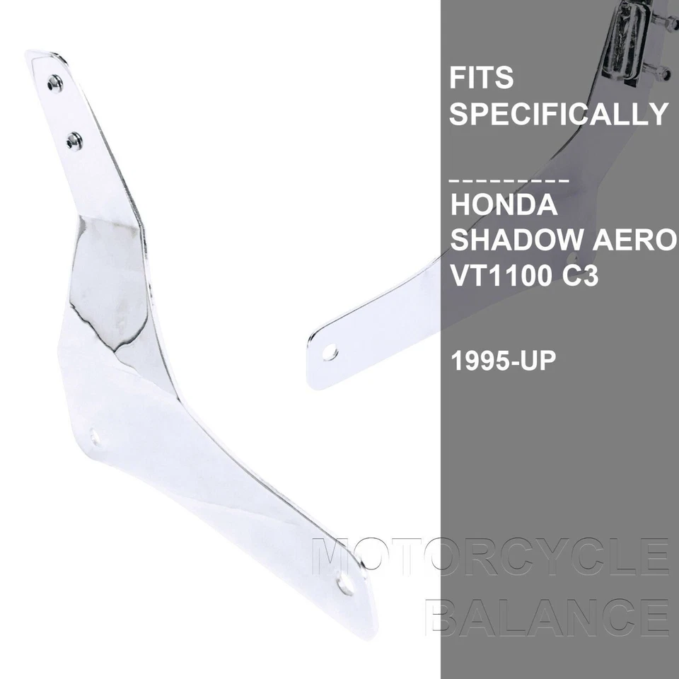 Almohadilla de respaldo barra Sissy 1995-up Honda Shadow Aero VT1100 C3 Foto 3 de 4