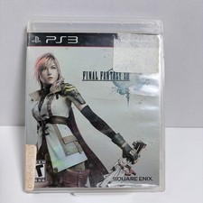 Final Fantasy XIII PS3 CIB Square Enix NTSC White RPG Lightning Manual Included