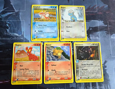 Pokémon TCG EX Dragon 5-Card Lot Slugma Numel Forretress Bagon Corphish e-Card