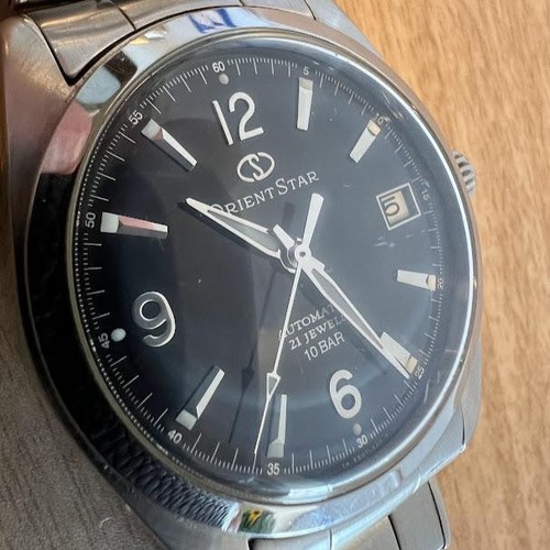 Orologio Orient Star WZ0091ER Automatico 36mm Uomo Quadrante Nero 21 Gioielli Giappone - Foto 7 di 20