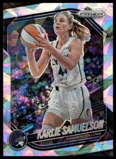 2025 Panini Prizm WNBA #102 Karlie Samuelson Ice Prizms