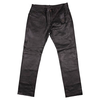 Lederhose Modeka Ryley Schwarz Gr. 48 Bikerhose Motorradhose Lederjeans