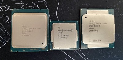 Intel (3) CPU Lot:  i7-4930K/i7-5820K/Celeron