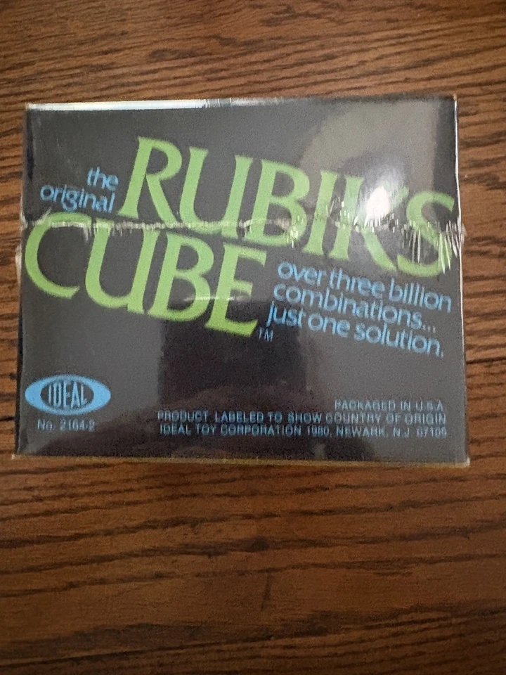 Vintage The Original Rubik's Cube Ideal Toy Corp 1980 2164-2 Factory Sealed - Image 2 of 4