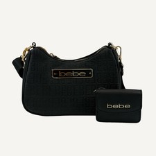 Bebe Women's Black Thea Crossbody Bag with Wallet, E02-5305