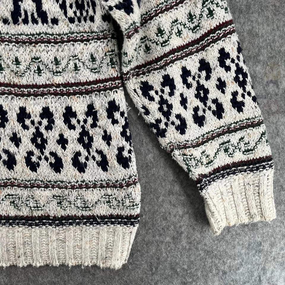 Vintage Chaps Ralph Lauren Knit Sweater Made In USA Size M - Image 4 of 4