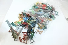 Vintage Plastic Toy Figures 2" Cowboys and Indians Mixed Lot