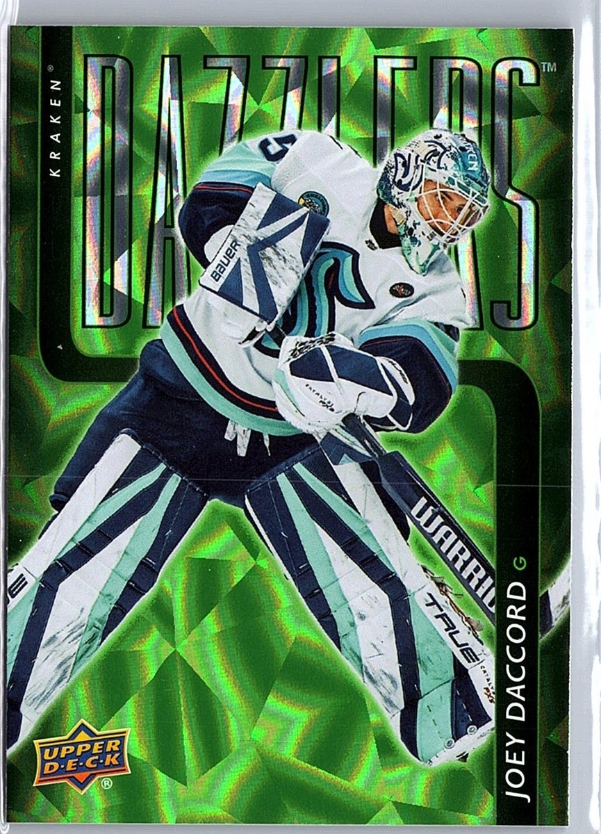 2025-26 Upper Deck Series 1 - Dazzlers Joey Daccord #DZ-8 Green