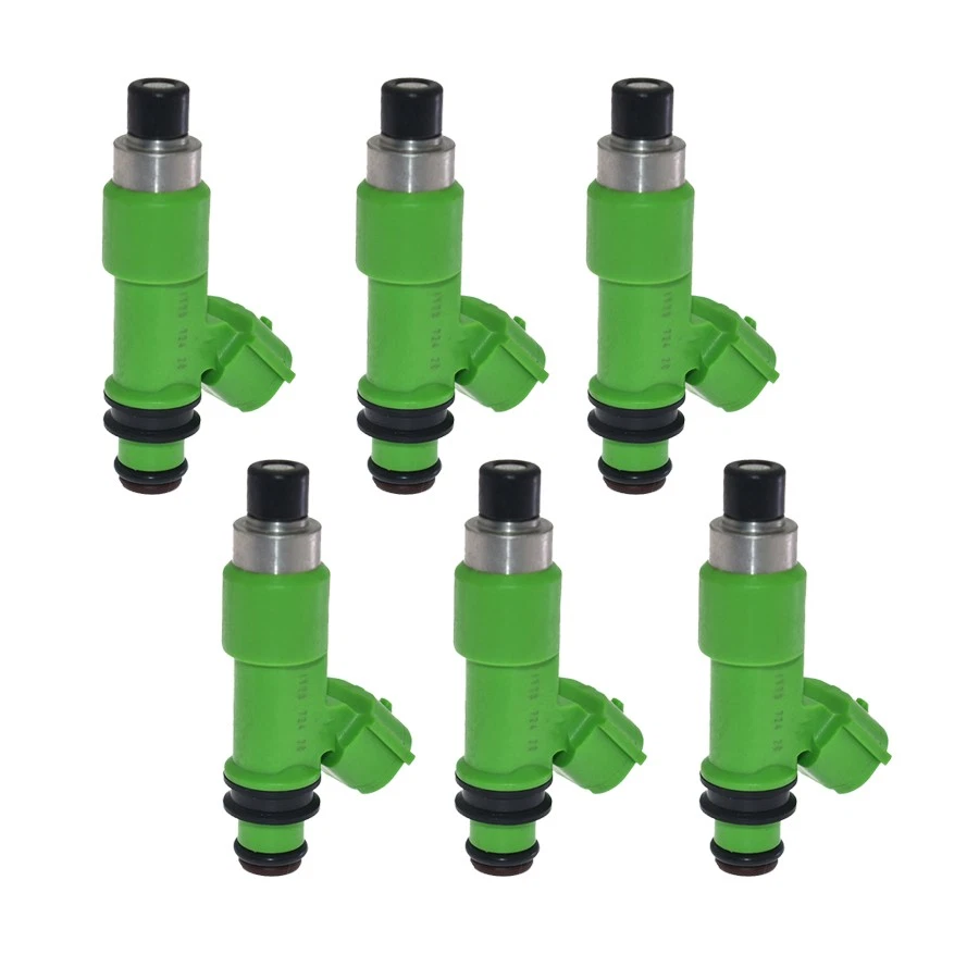 Set of 6 Fuel Injectors 16611-AA740 For Legacy Outback 10-14 Tribeca 08-14 3.6L Foto 4 de 4