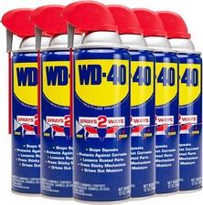 WD-40 Original Multi-Use Product Smart Straw Lubricant 12oz 6 Pack