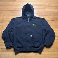 Carhartt Men’s Washed Duck Insulated Loose Fit Active Jacket Black Size 2XL XXL