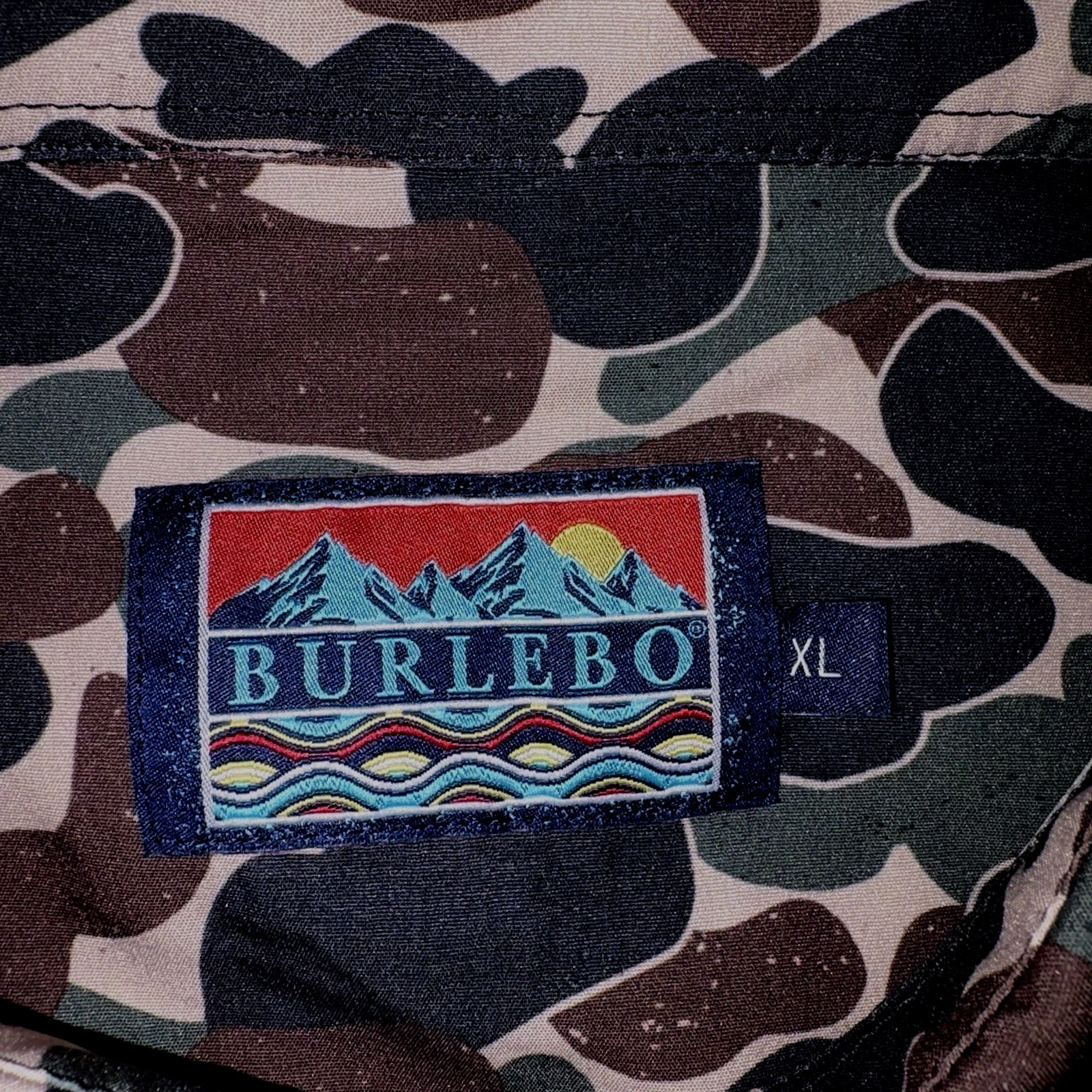 Burlebo Performance Throwback Camo Button Up Shir… - image 5
