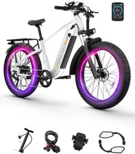 Movcan EB60 Electric Bike 35mph 2500W 48V 20.8Ah 26" Fat Tire Ebike Adults