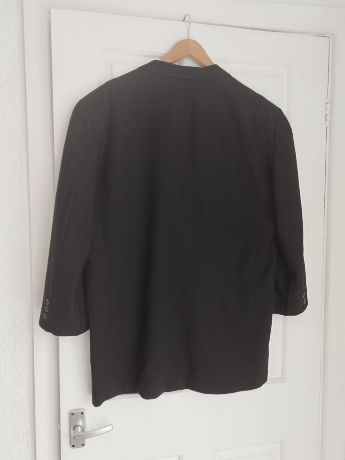 ISSEY MIYAKE Designer Rare Black Wool/Silk Mens Vintage Evening Jacket, size L image 6