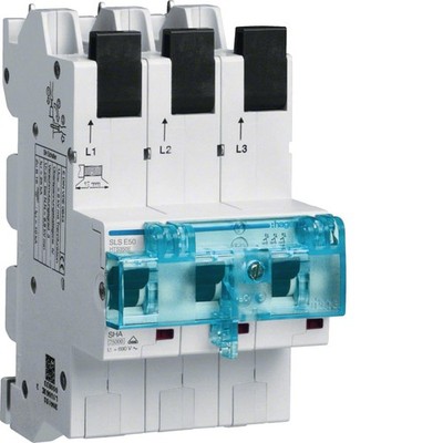 Hager HTS350E 50A 3-polig SLS Schalter Sammelschiene NEU & OVP