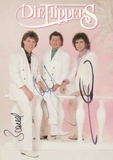 original signiertes Autogramm von Die Flippers