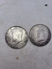 (2) 1964 Kennedy Half Dollars – 90% Silver – $1 Face Value