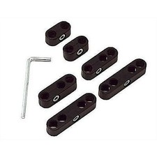 Spark Plug Wire Separators Dividers Looms Ignition 8mm 8.5mm 8.8mm 9mm Black