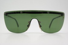 Vintage Sunglasses Playboy 4674 Black Gold Half Rim